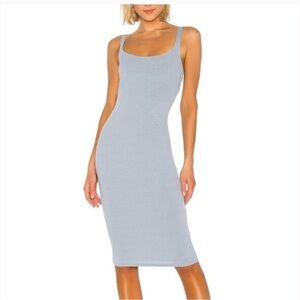 Superdown bodycon dress light blue XS